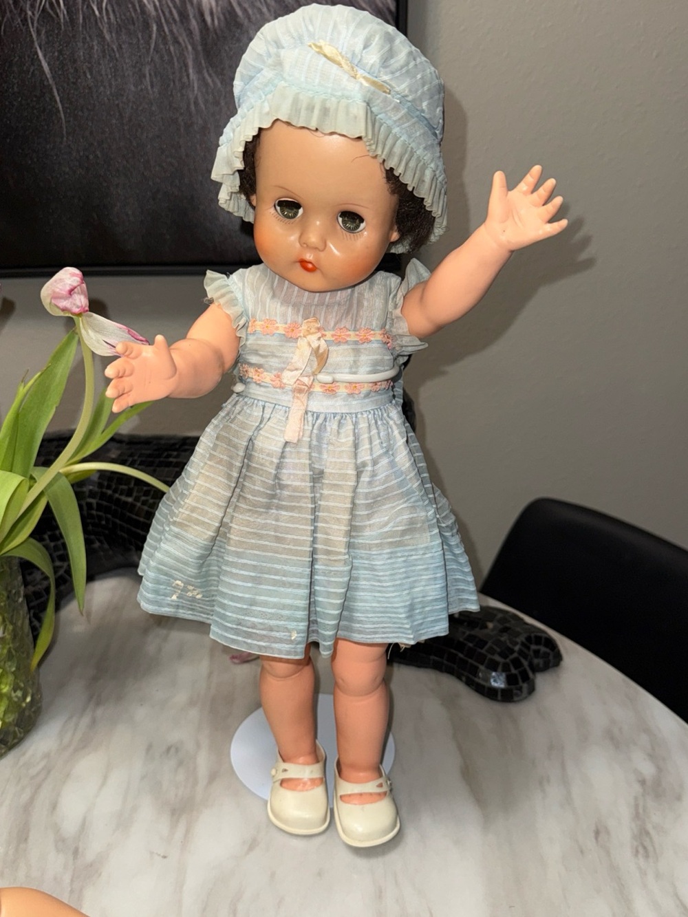 Antique Horseman doll in original clothes